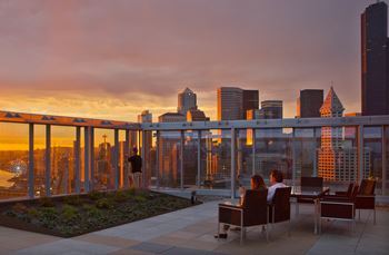 Rooftop deck view